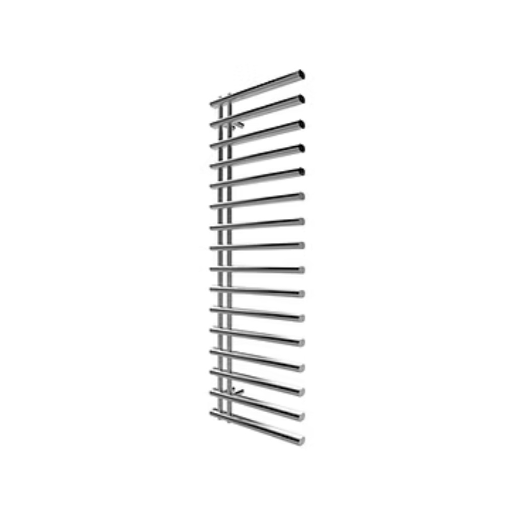 Product cut out image of the Radox Linx 1550mm x 500mm Chrome Electric Towel Radiator